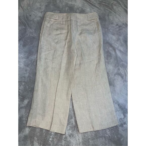 100% Irish Linen! Women’s Linen Cropped Pants/Capris 8 - Picture 4 of 8